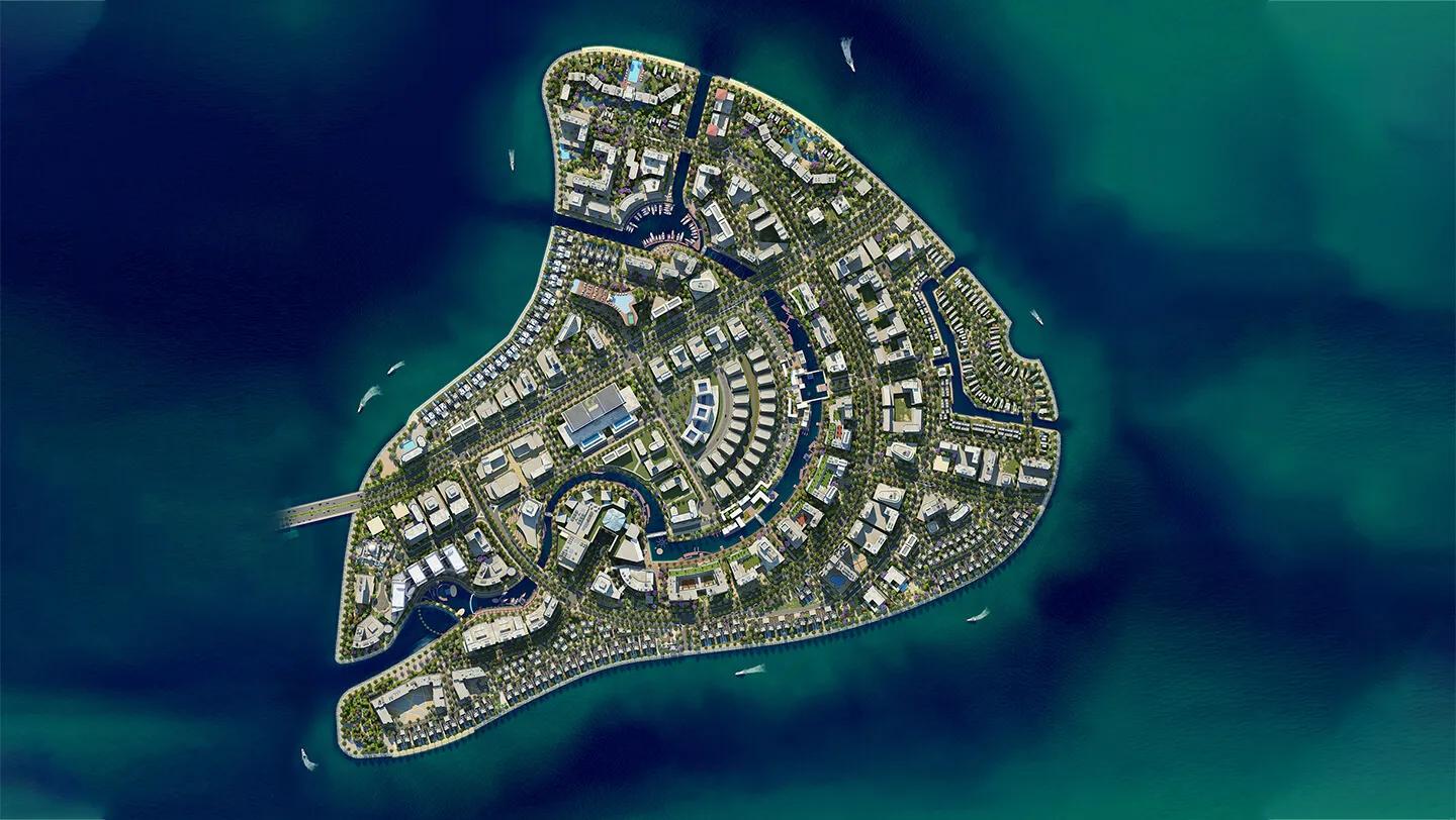 Dilmunia Aerial View Top