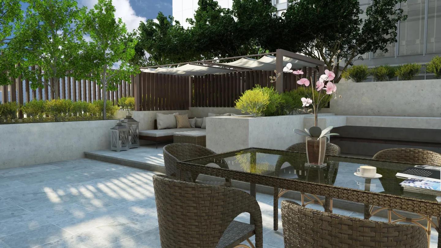 Canal View Outdoor Lounge