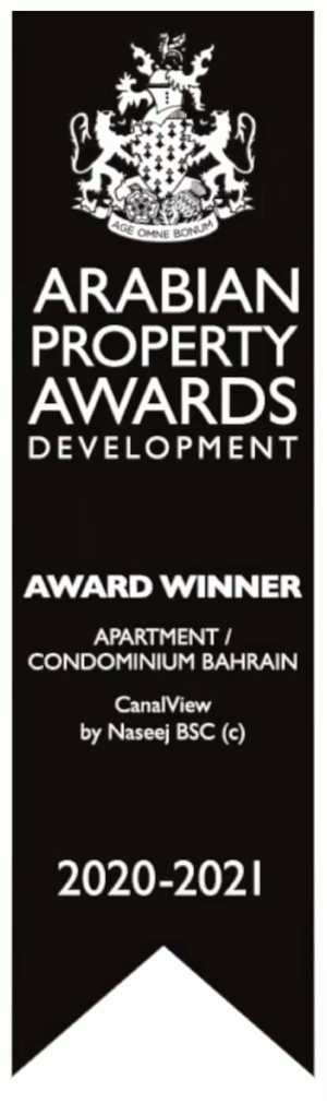 Arabian property awards 2020 / 2021 - Best apartment / condominium Bahrain